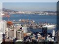 釜山港（龍頭山公園から見た景色）